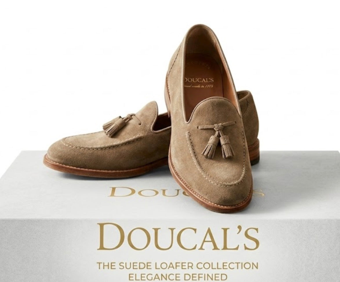 Mocassino in Pelle Scamosciata con Mappine Doucal’s - Mod Oil